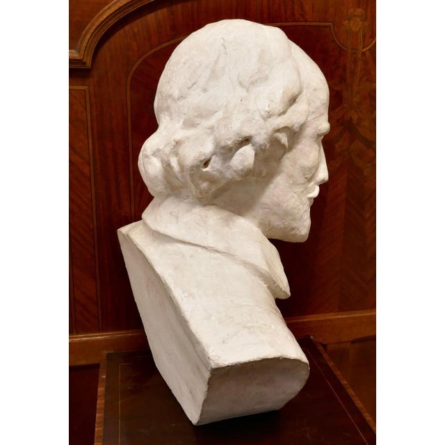 Sculpture Materials Large Bust of William Shakespeare, 1950 For Sale - Image 7 of 8