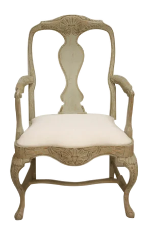 Swedish Rococo Dining Armchair