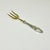 English Antique Hollywood Regency English Baroque Brass and Silverplate Serving Fork. For Sale - Image 3 of 9
