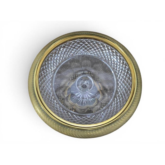 Antique Gilt Bronze and Cut Crystal Centerpiece Bowl, 1880 For Sale - Image 4 of 11