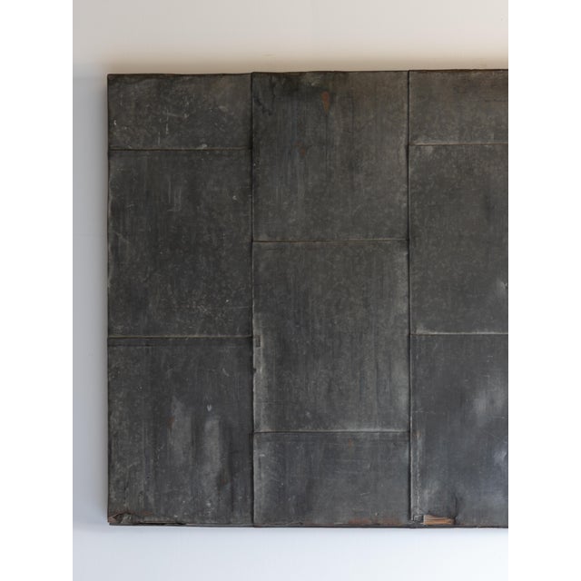 Japanese Antique Tin Door "Wall Decoration" 1860s-1900s / Wabi Sabi For Sale - Image 6 of 14