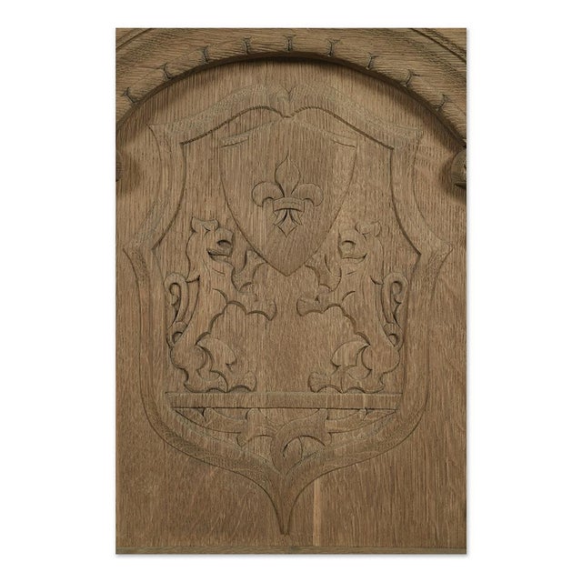 Vintage Raw Wood Buffet on Legs For Sale - Image 4 of 8