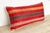 Indian Mahi Striped Gujarati Mashru Lumbar Pillow For Sale - Image 3 of 7