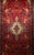 Vintage Persian Hamadan Gallery Area Rug, Hand-Knotted Wool, Tribal Bird Pattern, 6x10, Red & Navy For Sale - Image 11 of 18