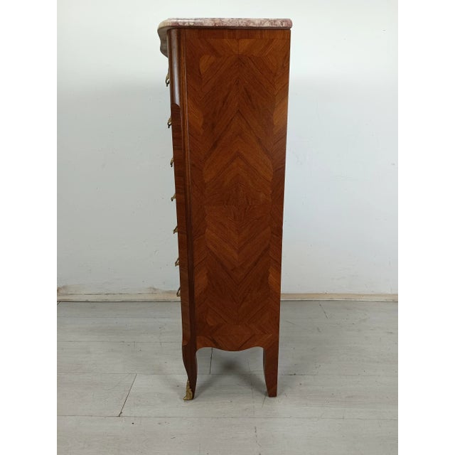 Louis XV Style Chiffonier, 1950s For Sale - Image 11 of 18