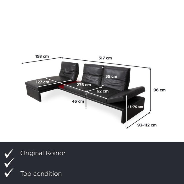 The Raoul sofa, designed by Kurt Beier, showcases Koinor's signature style in its most refined form: generous surfaces,...