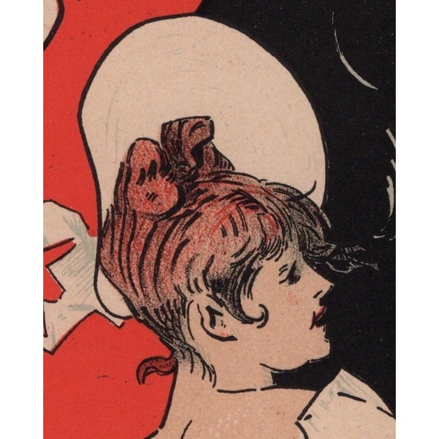 J. Chéret, Exposition de A. Willette from Les Maîtres de L'Affiche, 1897, Original Lithograph For Sale - Image 4 of 13