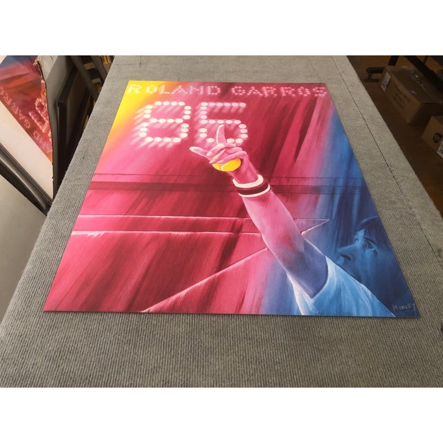 Jacques Monory Roland Garros French Open, 1985 - Signed For Sale - Image 11 of 13