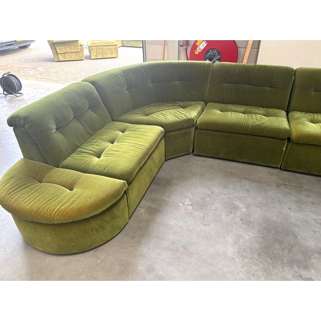 Textile Vintage Modular Lounge Sofa, 1970s, Set of 13 For Sale - Image 7 of 18