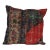 Square Oushak Rug Red Pillow Cover For Sale