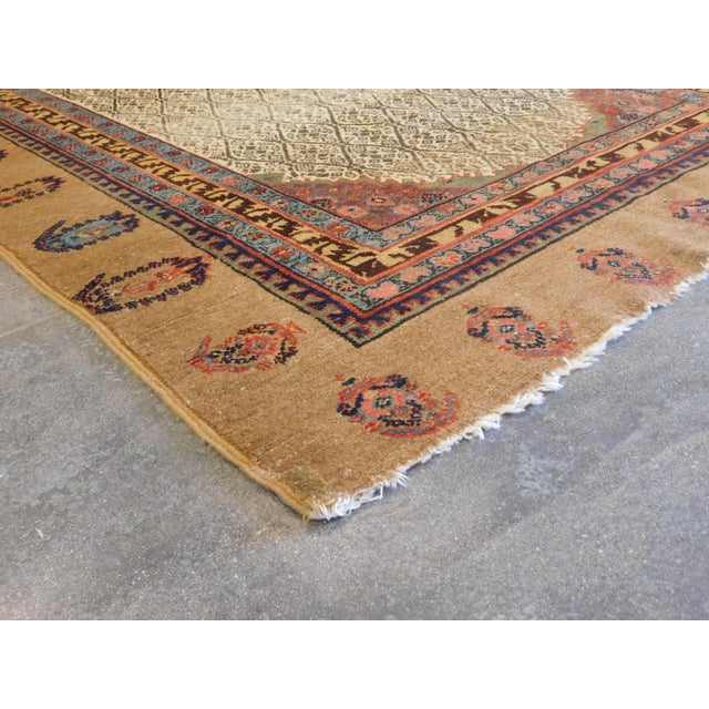 Hand Knotted Northwest Persian Camel Hair Sarab Gallery rug.4"9"x 11' For Sale - Image 13 of 18