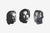 Modern Ken Warneke – Suite of Triptych Face Paintings 1984 For Sale - Image 3 of 12