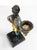 Bronze 20th Century Decorative Bronze Painted Monkey Butler Candle Stick Holder For Sale - Image 8 of 14