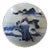 18th Century Blue & White Chinese Porcelain Charger Platter For Sale