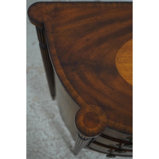 Maitland Smith Sheraton Style Mahogany 3 Drawer Commode For Sale - Image 13 of 18