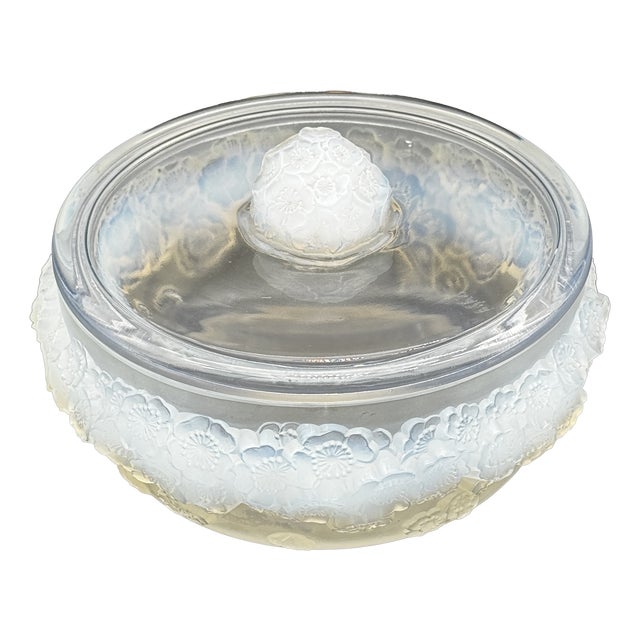 Large Primrose Bowl by R. Lalique, 1930s For Sale