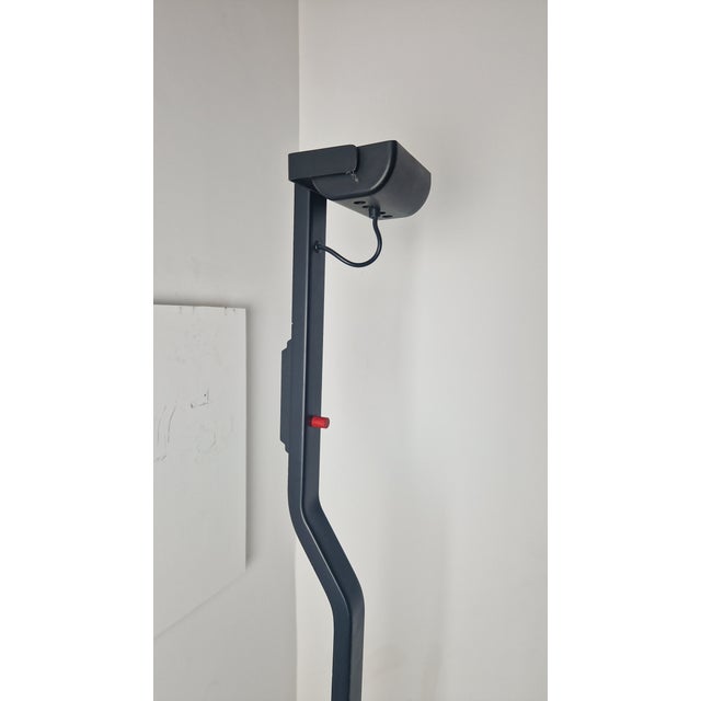 Metal Sirio Model Floor Lamp in Black Lacquered Iron by Kazuide Takahama for Sirrah, 1970s For Sale - Image 7 of 15