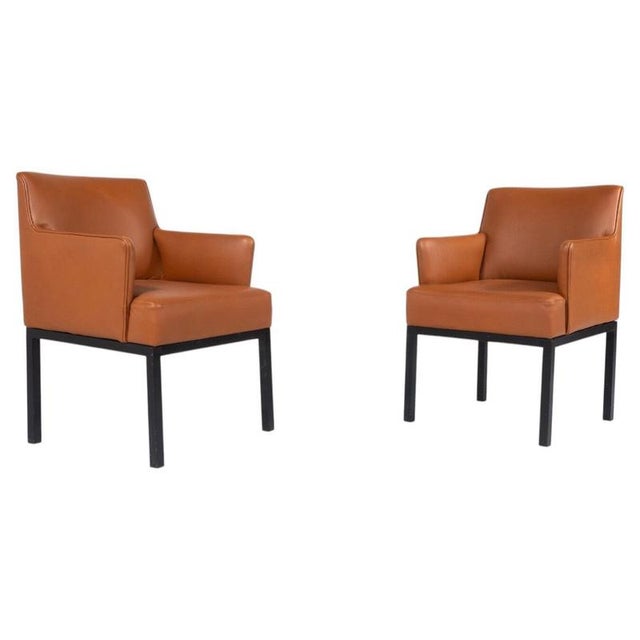 Mid-Century Armchairs Mod 56 by Jules Wabbes for Mobilier Universel, 1960, Set of 2 For Sale - Image 13 of 13
