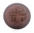 Mid 20th Century Carved Teak Wood Beverage Coasters, Set of 7 For Sale - Image 10 of 13