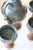 MCM Art Pottery Sangria Carafe Pitcher and Goblets- Set of 8 For Sale - Image 4 of 7
