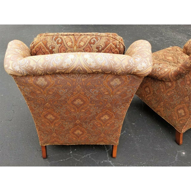 Taylor King Wingback Armchairs with Pillows Set of 2 Chairish