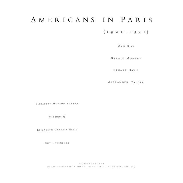 TURNER, Elizabeth Hutton [170] pp. Counterpoint 1996 14 1/2" x 10 1/2" Profusely illustrated in color and b&w. "Paris...