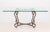 Mid 20th Century Mid-Century Modern Glass Top Wrought Iron Dining Table For Sale - Image 5 of 9
