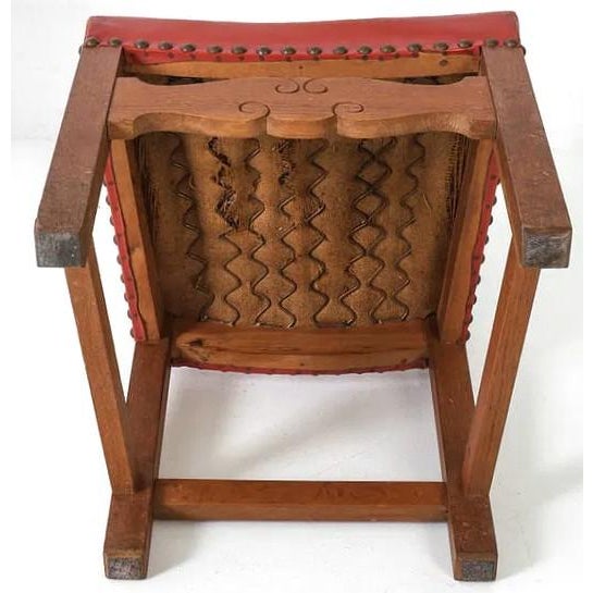 1950s Set 8 Danish Mid Century Old School Dining Chairs For Sale - Image 11 of 11