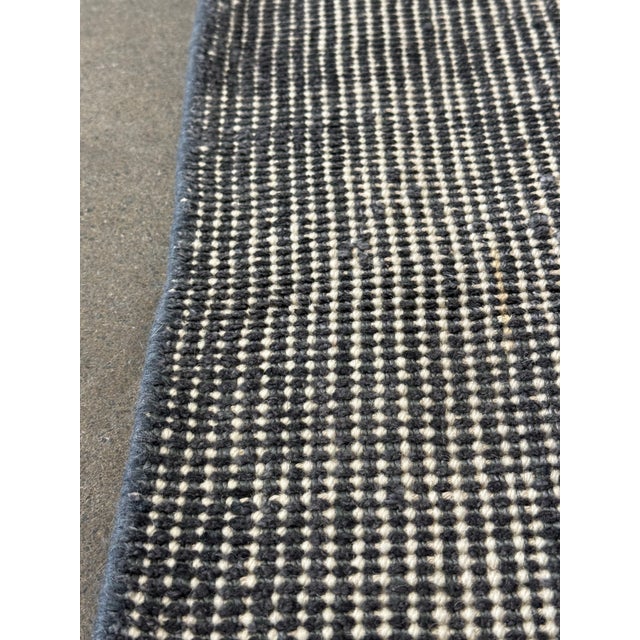 9ft X 12ft Contemporary Woven Wool Area Rug For Sale - Image 10 of 12