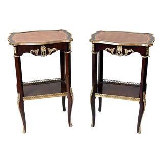 Louis XV French Cocktail Tables Side Table, Set of 2 For Sale
