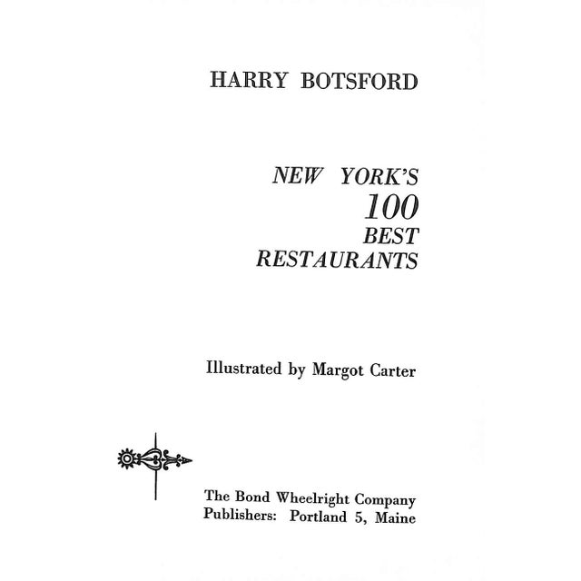 "New York's 100 Best Restaurants" Book Chairish