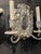 1900 Caldwell Baroque Silver Plated Sconces With 2 Lights - a Pair For Sale In New York - Image 6 of 9