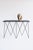 Giraffe Console Table with Natural Linoleum Top in Black by &New For Sale - Image 10 of 10