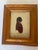 Pair of 19th Century Hand Painted Silhouettes in Original Maple Frames For Sale - Image 4 of 7