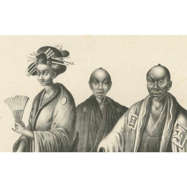 Brodtmann, Chinese Figures in Tradional Attire, 1827, Lithograph For Sale - Image 4 of 9