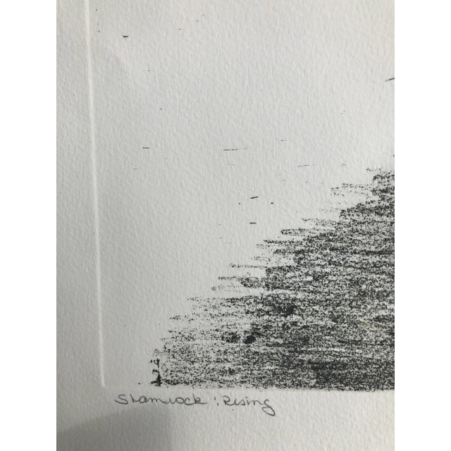 Original 1984 “Shamrock Rising” Lithograph by Michele Perdue For Sale - Image 4 of 7