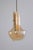 Gold Vintage Bubble Glass Pendant Light from Leclaire & Schäfer, 1970s For Sale - Image 8 of 8