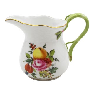Vintage Herend Printemps Pattern Porcelain Cream Jug For Sale