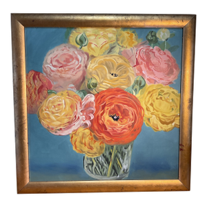 Late 20th Century Floral Painting