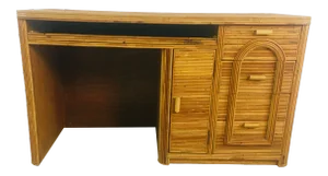 Pencil Reed Rattan Desk