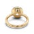 Early 21st Century Gia Certified 3.03 Carat Round Brilliant Cut Diamond Engagement Ring, Size 6.5 For Sale - Image 5 of 8