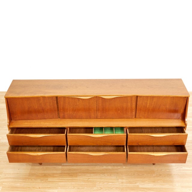 1960s Mid Century Teak Credenza Buffet by Sutcliffe of Todmorden For Sale In Los Angeles - Image 6 of 8