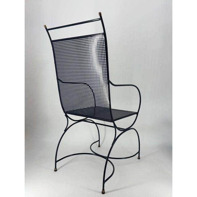 Set of Postmodern Glass Garden Furniture with Chairs and Table, 1980s, Set of 3 For Sale - Image 10 of 18