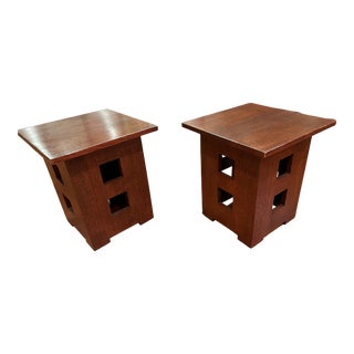 Stickley Limbert Fabouret Tables - a Pair For Sale