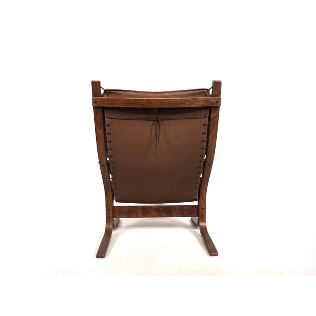 Siesta Lounge Chair in Leather by Ingmar Relling for Westnofa, 1960 For Sale - Image 4 of 17