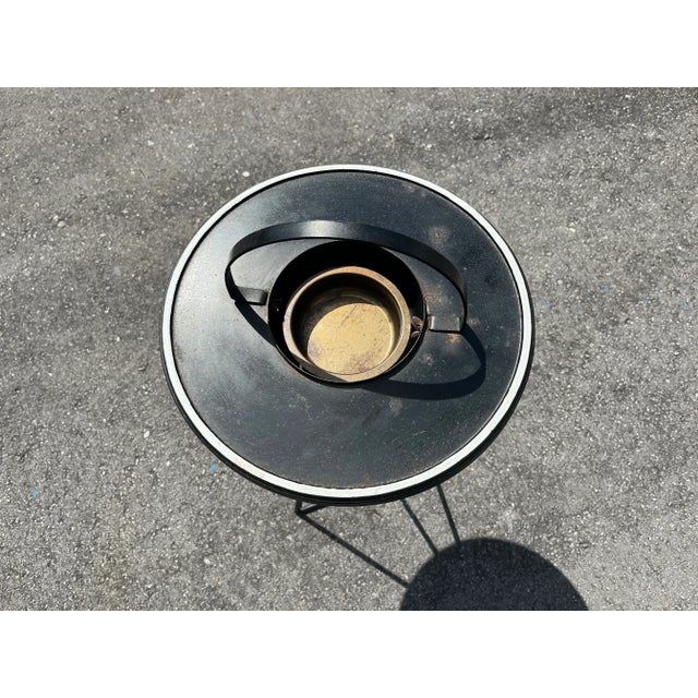 1940s 1940s Standing Ashtray, Black For Sale - Image 5 of 10