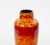 Mid-Century West German Glazed Porcelain Vase, Yellow & Red, 12\" Tall For Sale - Image 4 of 8