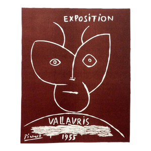 Picasso Lithograph 76 Expo Vallaris 1955 Mourlot