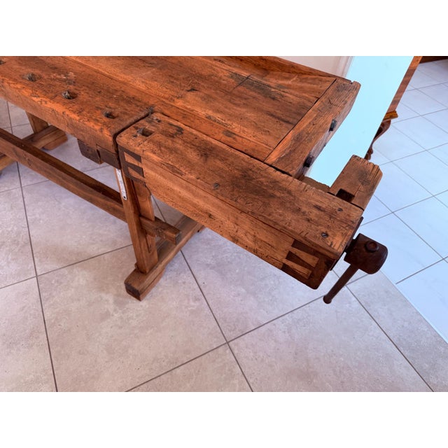 Antique German Workbench, 1890s For Sale - Image 13 of 16