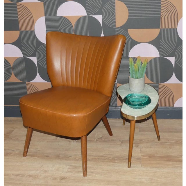 Mid-Century Modern Kidney-Shaped Side Table in Pastel Green, 1950s For Sale - Image 3 of 10